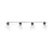 Eglo LED String Light Partaj Black 4.5M - 830 Warm White | incl. 16 Light Sources